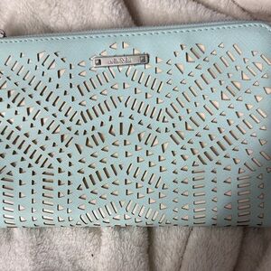 Stella & Dot Mint Geometric Cutout Clutch